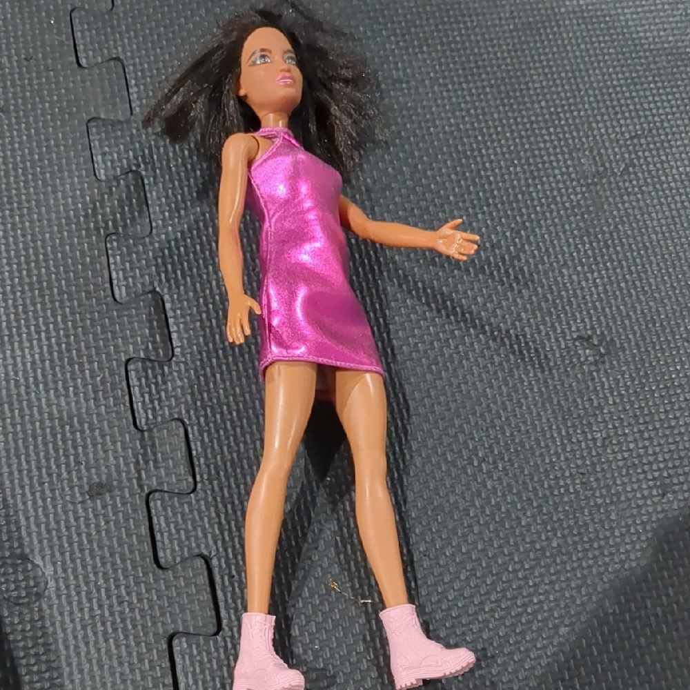Pink Dress Doll with Boots